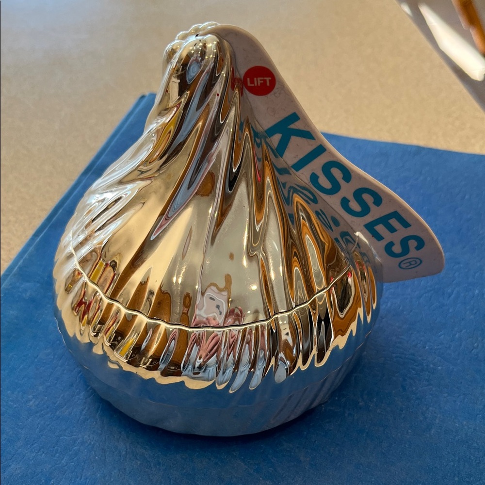 Hershey kiss Silver Candy Dish